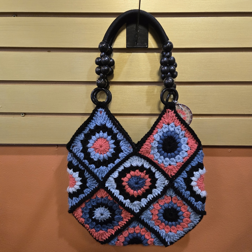 Handcrafted Crochet Patterned Bag